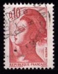 Stamps : Europe : France :  Libertad de Delacroix