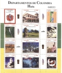 Stamps Colombia -  Departamentos de Colombia, Huila