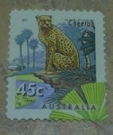 Stamps Australia -  Cheeta