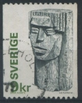 Stamps Sweden -  S1177 - Chica de la cabeza, por Bror Hjorth