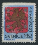 Stamps Sweden -  S1356 - Escudo de Ostergotland
