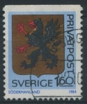 Sellos de Europa - Suecia -  S1492 - Escudo de Sodermanland