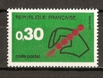Stamps : Europe : France :  Nuevo Codigo Postal.