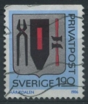 Sellos de Europa - Suecia -  S1592 - Escudo de Harjedalen