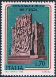 Stamps : Europe : Italy :  30º ANIV. DE LA RESISTENCIA. MONUMENTO EN NÁPOLES. Y&T Nº 1219