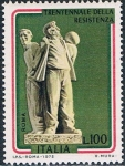 Stamps Italy -  30º ANIV. DE LA RESISTENCIA. MONUMENTO EN ROMA. Y&T Nº 1220