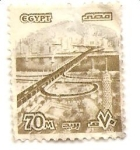 Stamps : Africa : Egypt :  Puente