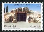 Stamps Spain -  3396- Arqueología. Cueva de Menga, en Antequera ( Málaga ).