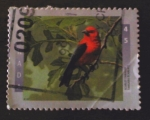 Stamps : America : Canada :  Scarlet tanager