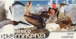 Stamps : America : Mexico :  Sello postal aves costeras