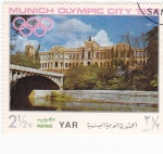 Stamps Yemen -  Munich Olympic City 1972