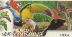 Stamps : America : Mexico :  Mexico conserva aves