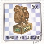 Sellos de Asia - Mongolia -  figura