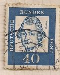 Stamps : Europe : Germany :  Lessing