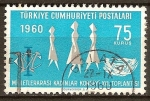 Stamps : Asia : Turkey :  XVI.Consejo Internacional de la mujer.