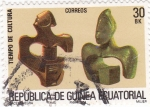 Stamps Equatorial Guinea -  gacela negra-mujer