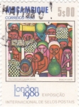 Sellos del Mundo : Africa : Mozambique : exposición inter.de sellos postales