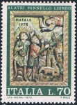 Sellos de Europa - Italia -  NAVIDAD 1975. PANEL DE ALATRI. Y&T Nº 1246