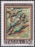 Stamps Italy -  NAVIDAD 1975. PANEL DE ALATRI. Y&T Nº 1248