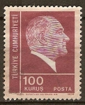 Stamps : Asia : Turkey :  Pesidente - Mustafa Kemal Atatürk