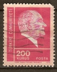 Stamps Turkey -  Pesidente - Mustafa Kemal Atatürk