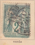 Stamps : Europe : France :  Republica Francesa Ed 1876