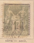 Stamps : Europe : France :  Republica Francesa Ed 1876