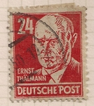 Stamps : Europe : Germany :  Thälmann