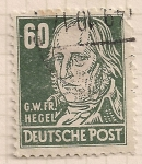 Stamps Germany -  Hegel