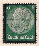 Stamps Germany -  Von Hindenburg