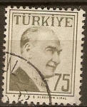 Stamps Turkey -  Pesidente - Mustafa Kemal Atatürk