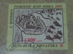 Stamps : Europe : Croatia :  The victory at sisak 1593