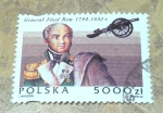 Stamps : Europe : Poland :  General jozef bem 1794