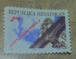 Stamps Croatia -  Zagreb split airmail route