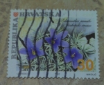 Stamps Croatia -  Bluebell of the biokovo 
