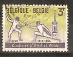 Stamps : Europe : Belgium :  ESGRIMA