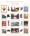 Stamps Colombia -  Departamentos de Colombia, Guainía