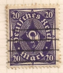 Stamps : Europe : Germany :  cuerno