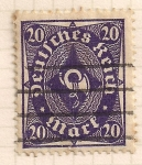 Stamps Germany -  cuerno