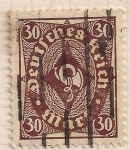 Stamps : Europe : Germany :  cuerno