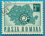 Stamps Romania -  Comunicaciones  y Transportes - Teléfono llamada nacional