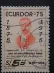 Stamps Ecuador -  CENTENARIO NACIMIENTO JUAN DE DIOS MARTINEZ MERA