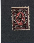 Stamps : Europe : Bulgaria :  sello antiguo de bulgaria