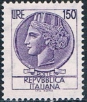 Stamps Italy -  MONEDA SIRACUSANA. Y&T Nº 1257