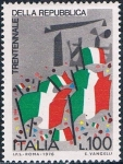 Stamps Italy -  30º ANIVERSARIO DE LA REPÚBLICA ITALIANA. Y&T Nº 1264