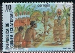 Stamps : Africa : Equatorial_Guinea :  Scott  97  Danza (2)
