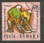 Stamps Romania -  HOCKEY  SOBRE  HIELO