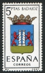 Stamps Spain -  1411- Escudos de las capitales de provincias españolas. BADAJOZ.