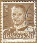 Stamps Europe - Denmark -  FREDERICK IX