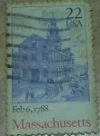 Stamps : America : United_States :  Massachusetts statehood bicentennial